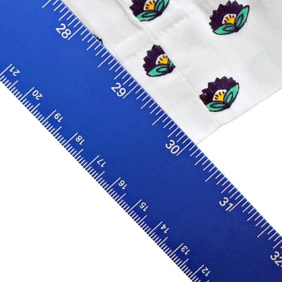 Polo Golf Ralph Lauren Cotton Blend Chino Tailored Fit Pants White Floral 33x30 - Picture 7 of 7